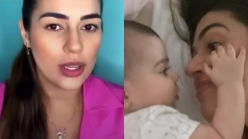 Vivian Amorim rebateu seus seguidores nas redes sociais após seu sumiço para dar atenção à filha - Reprodução/Instagram