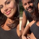 Viviane Araújo toma sol no barrigão de sete meses e agradece - Reprodução/Instagram