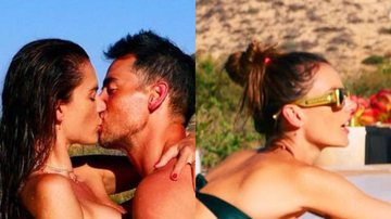 Só de biquíni, Alessandra Ambrosio empina o bumbum e ganha mordidinha sensual do namorado: "Sortudo" - Reprodução/Instagram