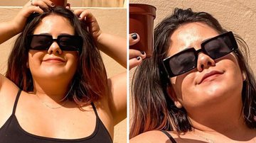 Karol Lannes posa de regata e calcinha exibindo corpo real ao tomar sol: "Nada mais bonito do que a realidade" - Reprodução/Instagram