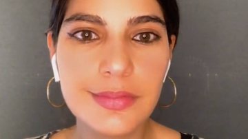 Sem pintar o cabelo, Andréia Sadi revela truque infalível para esconder fios brancos: "Acham que tem glamour" - Reprodução/Instagram