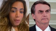 Indignada, Anitta critica Jair Bolsonaro, recebe ataques e responde com ironia: "Machão iam adorar" - Reprodução/Instagram