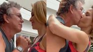 Agarradinhos, Ana Furtado e Boninho protagonizam beijão quente e vídeo é bloqueado: "A gente se empolgou" - Reprodução/Instagram