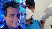 Celso Portiolli toma a primeira da vacina contra a Covid-19 e comemora: "Emoção e alívio" - Reprodução/Instagram