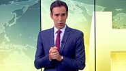 César Tralli se emociona ao anunciar morte de editor - Reprodução / TV Globo
