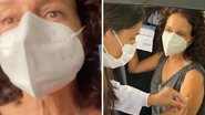 Denise Fraga não contém a emoção e chora ao ser vacinada contra a Covid-19: "Viva quem se importa com os outros" - Reprodução/Instagram
