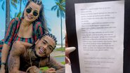 Viúva de MC Kevin se pronuncia após fãs duvidarem de carta deixada pelo funkeiro: “Está aí a mensagem” - Reprodução/Instagram