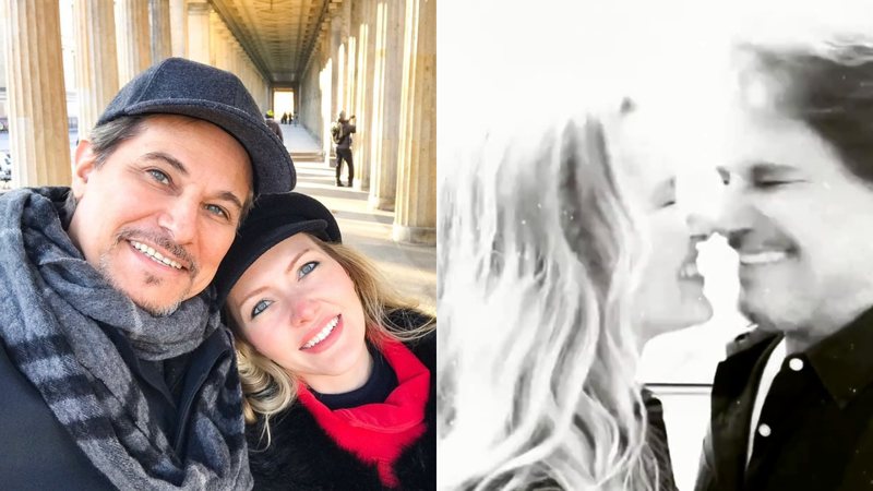 Edson Celulari surge em momento de romance com a esposa, Karin Roepke e se derrete - Instagram
