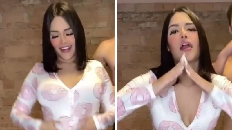 Ex-BBB Flayslane abusa da sensualidade em vídeo ousado com o namorado: "Tira a minha roupa" - Reprodução/Instagram