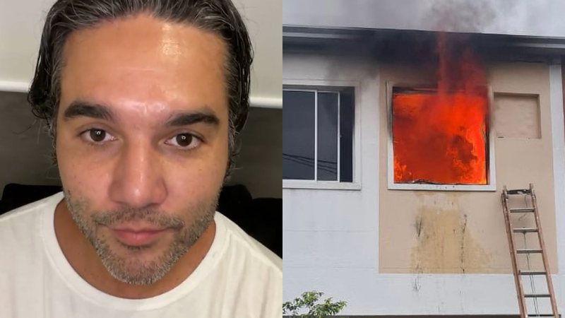 Fernando Sampaio revelou que seus pertences foram destruídos em incêndio - Reprodução/Instagram