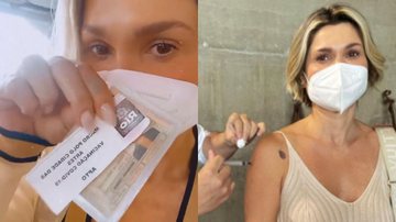 Vacinada contra Covid-19, Flávia Alessandra exalta profissionais da saúde e dispara: "Não escolham qual vacina tomar!" - Reprodução/Instagram