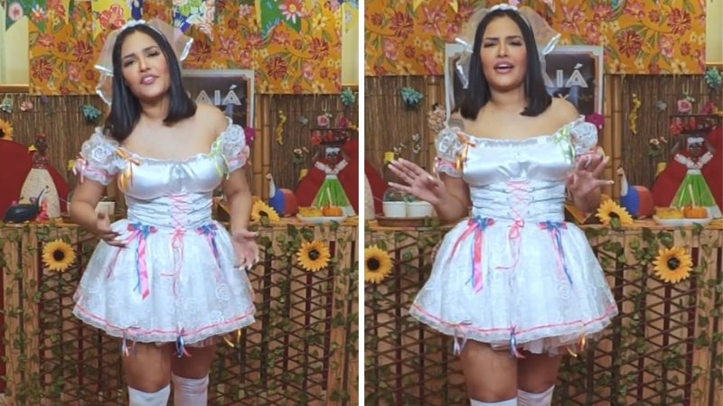 Ex-BBB Flayslane lança programa de humor com temática de festa junina e revela: "É só baixaria" - Reprodução/Instagram