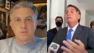 Após ataque de presidente à repórter, Luciano Huck presta solidariedade e detona Bolsonaro: "Covardia total" - Reprodução/TV Globo/Twitter