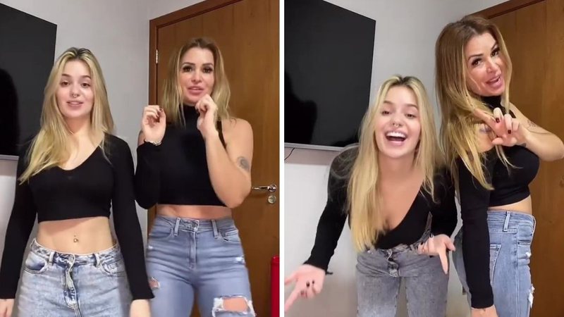 Irmãs? Ex-BBB Viih Tube grava vídeo dançando com a mãe e jovialidade da genitora impressiona: "Tá solteira?" - Reprodução/Instagram