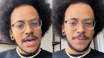 João Luiz do BBB21 mostra indignação com a falta de filtros para pele negra em rede social: “Fiquei laranja” - Reprodução/Instagram