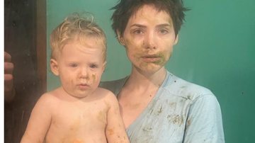 Letícia Colin protagoniza momento de fofura com filho em brincadeira com tinta: "Coisa mais linda" - Reprodução/Instagram