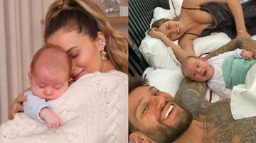 Esposa de Lucas Lucco diz que chorou sozinha durante várias madrugadas após dar à luz ao primeiro filho: “Difícil” - Reprodução/Instagram