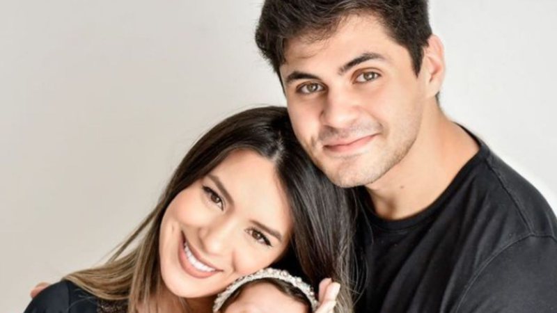 Emocionado, Lucas Veloso comemora 1º mês da filha e relembra comoção no dia do parto: "Nunca vou esquecer" - Reprodução/Instagram