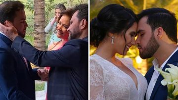 Luciano Camargo se emociona ao casar o filho em cerimônia encantadora ao ar livre: "Você é um presente" - Reprodução/Instagram