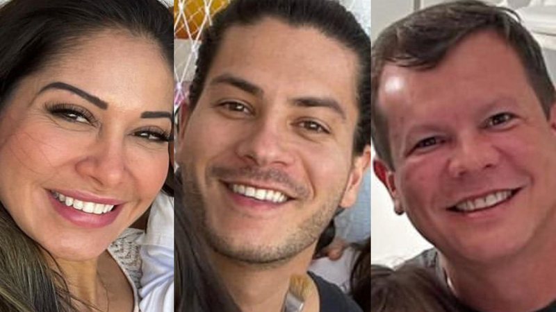 Madura, Mayra Cardi surpreende ao posar com os ex-maridos, pais de seus dois filhos: “Dois homens incríveis” - Reprodução/Instagram