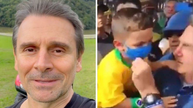 Murilo Rosa diz que filho quis saber porque Bolsonaro tirou máscara do rosto de criança: "Difícil explicar" - Reprodução/Instagram