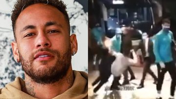 Neymar Jr. é atacado por fãs e sai mancando - Reprodução/Instagram