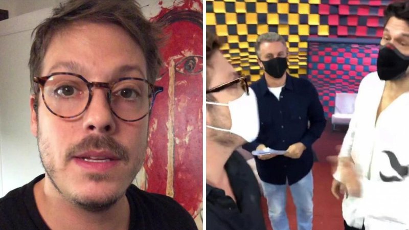 Fábio Porchat se recusa a tirar foto com Luciano Huck após programa de TV: "Melhor não" - Reprodução/Instagram