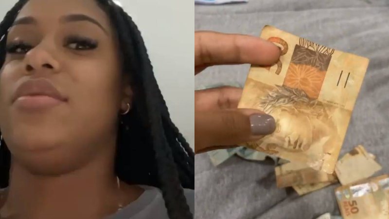 Perrengue! MC Rebecca surpreende a web ao flagrar sua cadelinha destruindo notas de dinheiro: "Comeu tudo" - Reprodução/Instagram