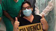 Vencendo a Covid-19, Simone Gutierrez tem alta hospitalar após 7 dias internada e se emociona: "Eu só quero viver" - Reprodução/Instagram