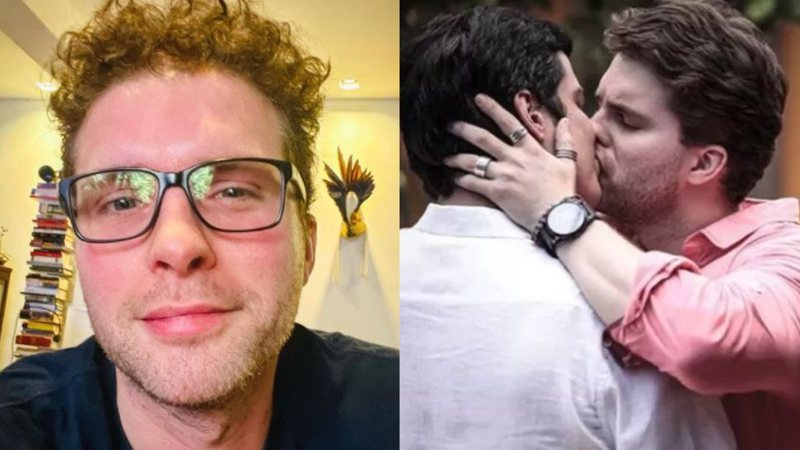 Thiago Fragoso comenta primeiro beijo gay em novela - Arquivo Pessoal / Reprodução TV Globo
