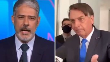 William Bonner manda recado para Jair Bolsonaro após ataques contra repórter: "Não será com gritos que impedirá o trabalho" - Reprodução/Instagram