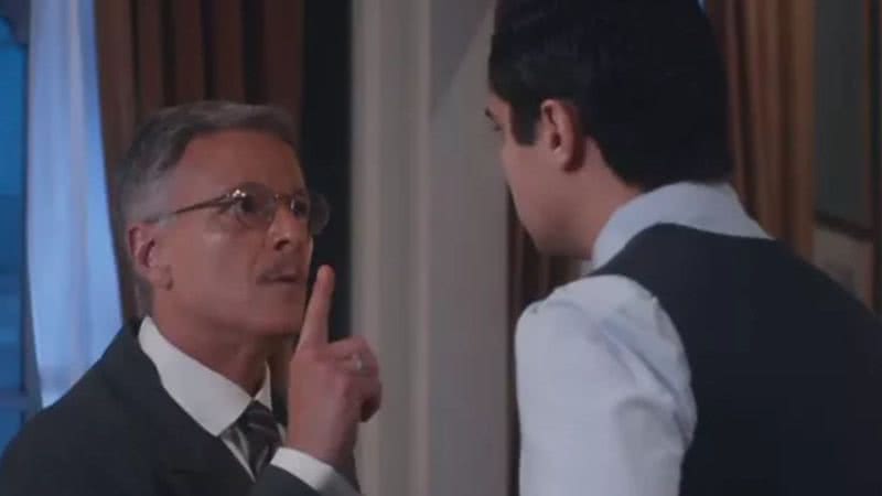 Após um erro, Eugênio detona Joaquim e acaba sendo vítima de plano maléfico; confira o que vai acontecer na novela das 6 - Reprodução/TV Globo