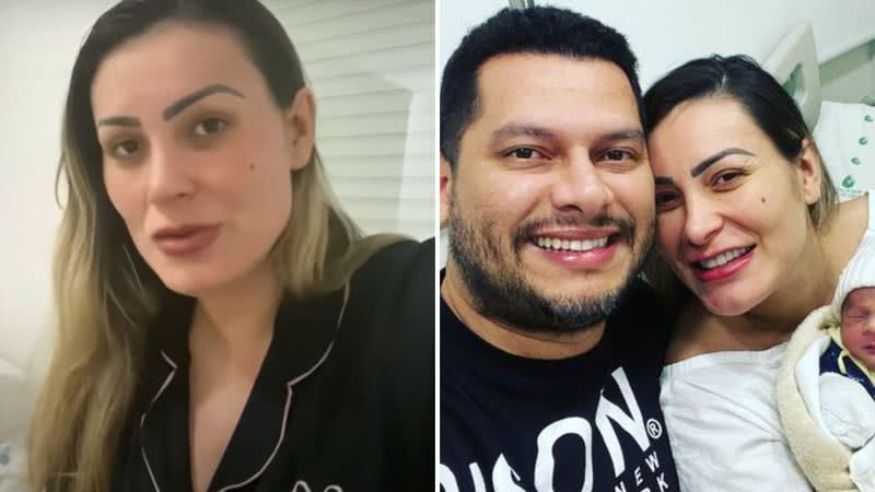 Andressa Urach revela 'grande erro' no casamento com Thiago Lopes: "Não respeitamos" - Reprodução/YouTube/Instagram