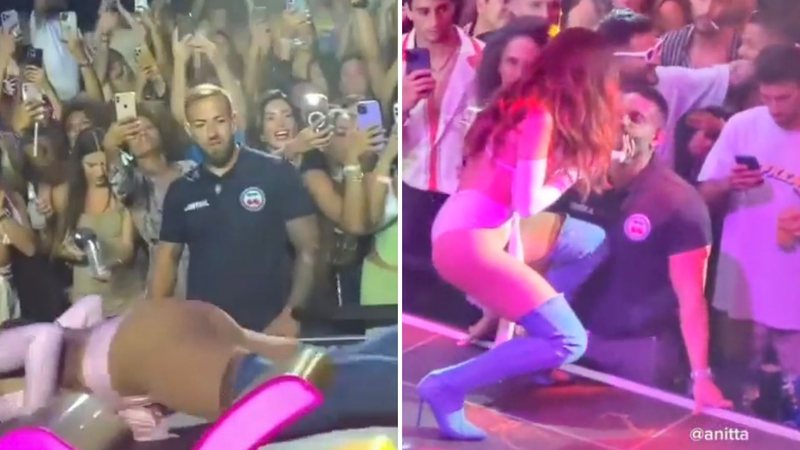 Namorando, Anitta se explica após beijo em segurança durante show: "Seria assédio" - Reprodução/Instagram