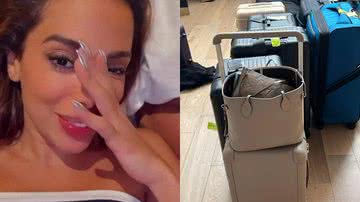 Anitta surpreendeu seus seguidores ao mostrar as malas que levará para sua turnê na Europa - Reprodução/Instagram