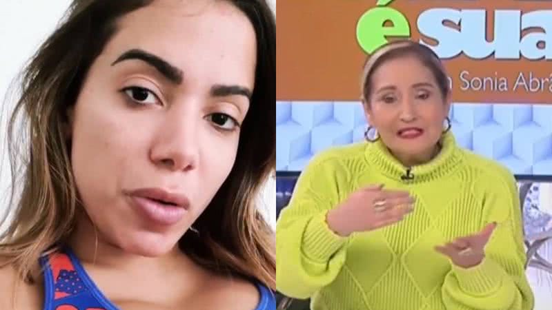 Anitta desabafou sobre a perseguição de Sonia Abrão e as comparações com Carmen Miranda - Reprodução/RedeTV!/Instagram