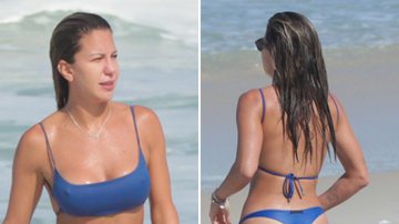 Apresentadora do 'Esporte Espetacular', Bárbara Coelho exibe bumbum durinho em praia no Rio - AgNews
