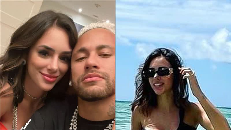Namorada de Neymar deixa seios 'escaparem' em micro biquíni e web pira: "Corpaço" - Reprodução/Instagram
