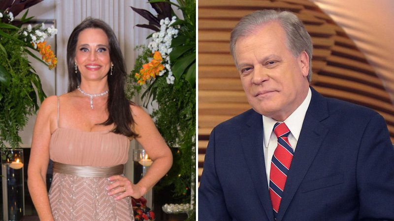 Carla Vilhena faz aniversário em dose dupla e filho com Chico Pinheiro rouba a cena - AgNews/TV Globo