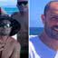 Diogo Nogueira reúne amigos na praia e mostra peitoral definido: "Igual vinho"