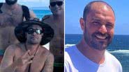 Diogo Nogueira reúne amigos na praia e mostra peitoral definido: "Igual vinho" - Reprodução/Instagram