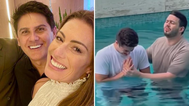 Filho de Elaine Mickely e Cesar Filho surge aos prantos em batizado: "Conheci a vida" - Reprodução/Instagram