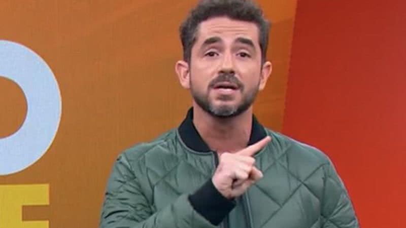 Felipe Andreoli rebateu um seguidor nas redes sociais - Reprodução/Globo