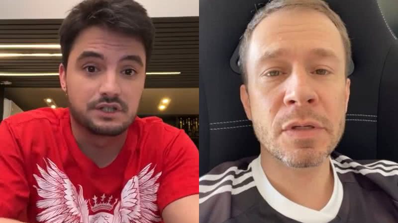 Felipe Neto se posicionou novamente sobre sua treta com Tiago Leifert nas redes sociais - Reprodução/Instagram