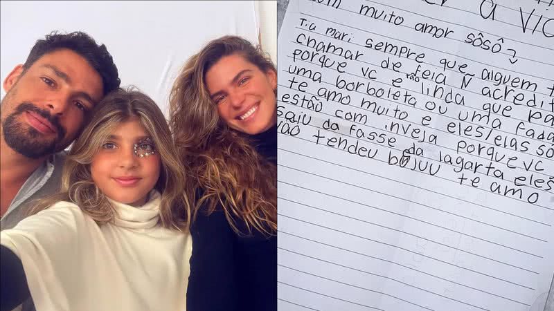 Filha de Cauã Reymond escreve carta tocante para a madrasta: "Quanta sabedoria" - Reprodução/Instagram