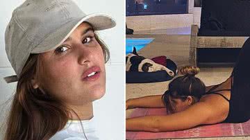Filha de Flávia Alessandra joga o bumbum para cima em yoga e fãs babam: "Icônica" - Reprodução/Instagram
