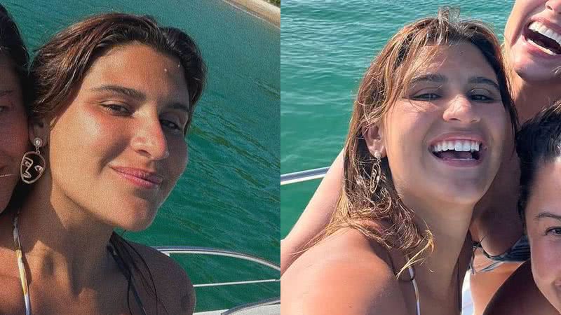 Giulia Costa posa em clique raro com irmã mais velha, filha de Marcos Paulo e Renata Sorrah - Reprodução/Instagram