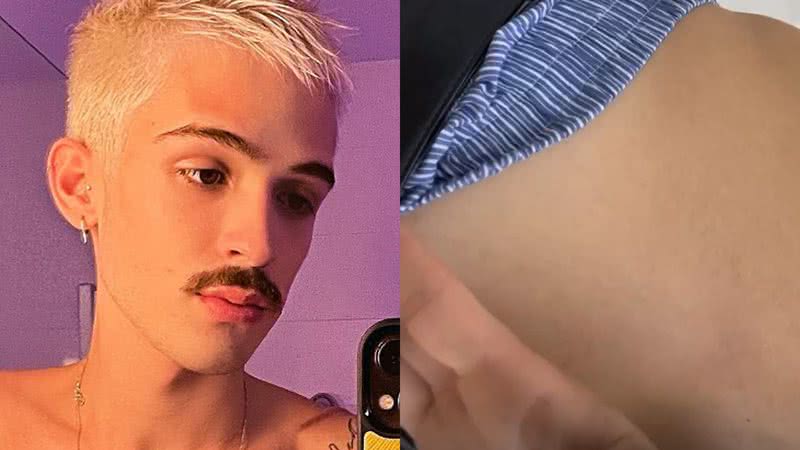 João Guilherme abaixa a calça e mostra tatuagem secreta no bumbum - Reprodução/Instagram