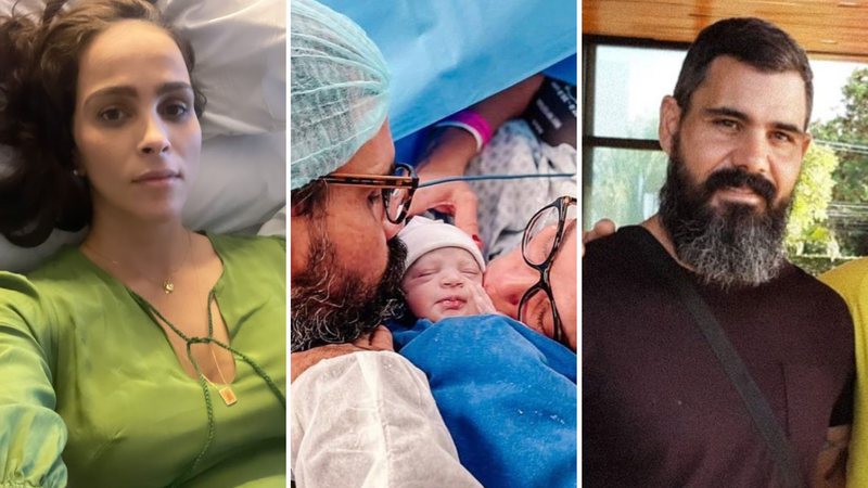 Esposa de Juliano Cazarré atualiza estado de saúde da filha recém-nascida: "Lutadora" - Reprodução/TV Globo