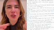 Luciana Gimenez expõe carta deixada pelo pai antes de morrer: "Não existe família perfeita" - Reprodução/TV Globo